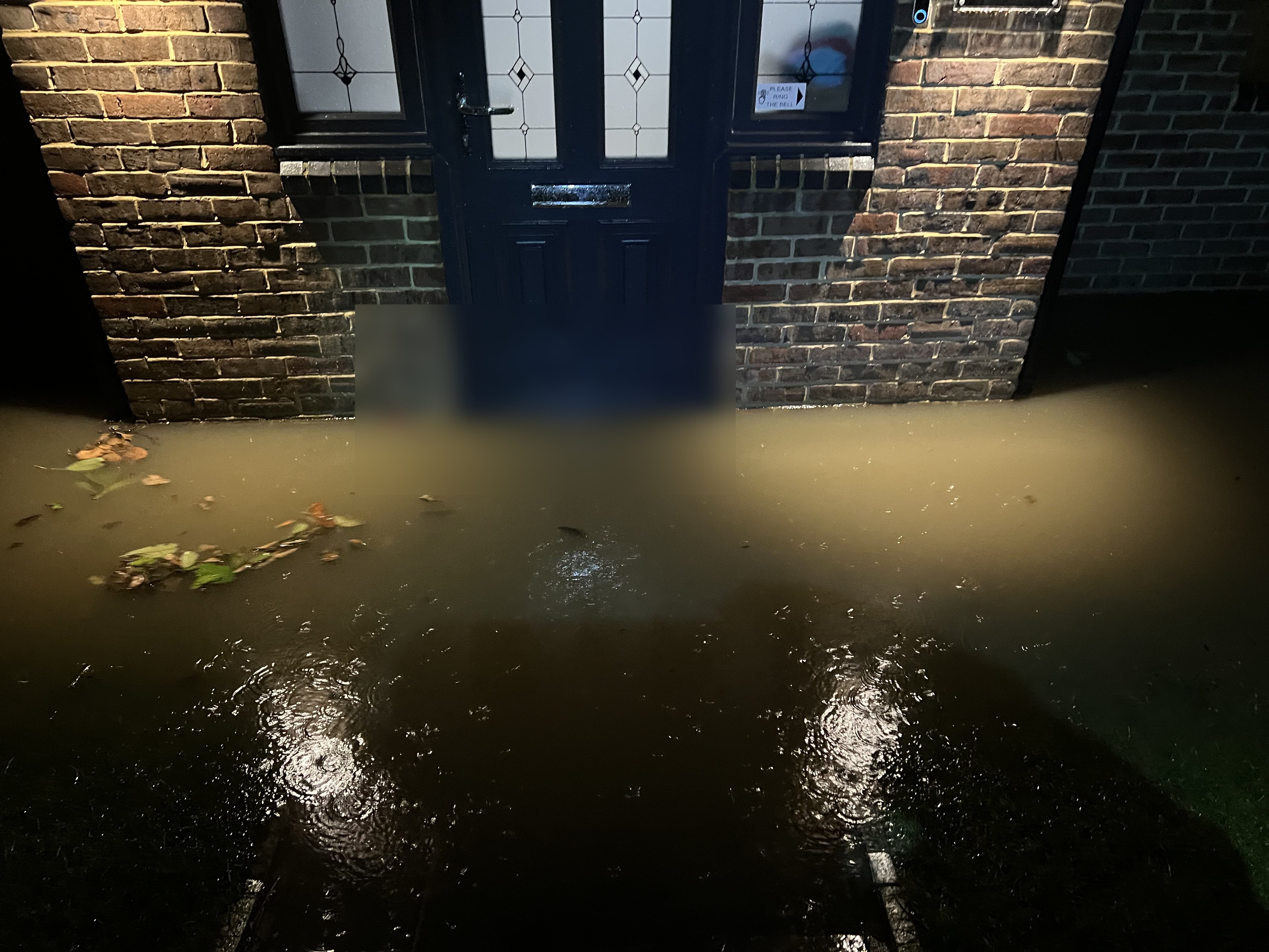 September 2024, 3am — floodwater at the front door again. The insurer's contractor had cut the DPM during the first rebuild